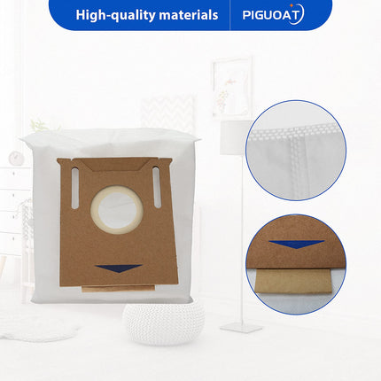 10 Pack T8 Bags Fit For Ecovacs Deebot Ozmo T8 Aivi T8 Max And T8 Seriesn8 Pro Plus N8 Pron10 Plus Robot Vacuum, Fit For Yeedi Vacuum