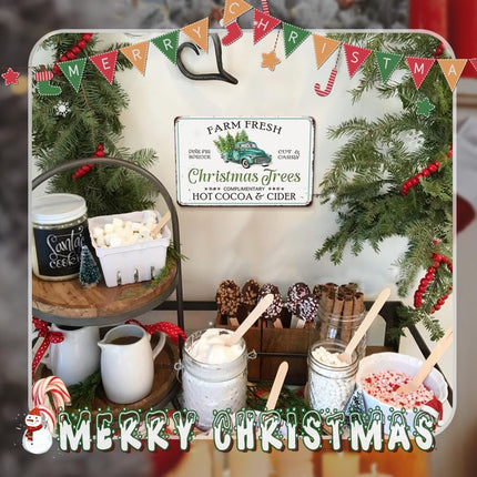 Farm Fresh Pine Fir Spruce Cut and Carry Christmas Trees Complimentary Hot Cocoa and Cider
