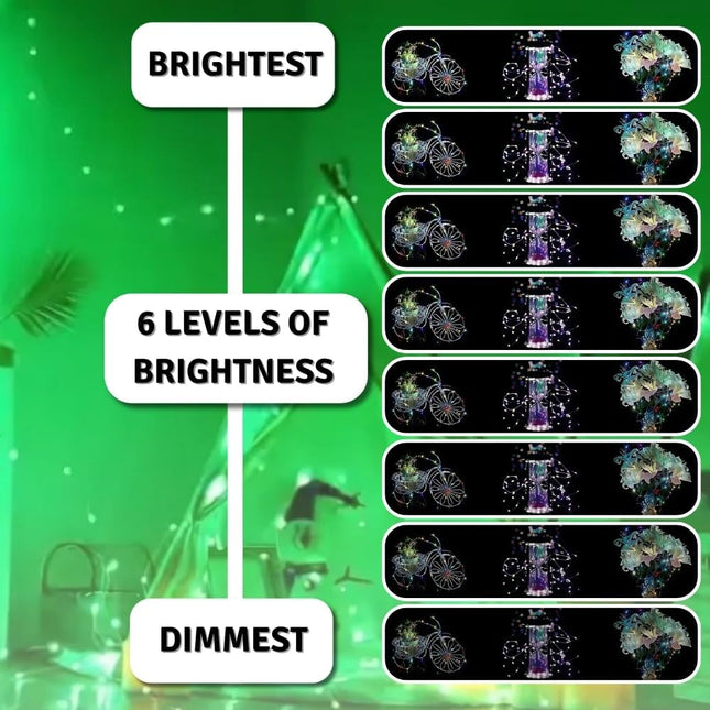 Waterproof Holiday Fairy Lights 66ft - RGB Outdoor Holiday Lighting with Remote, Color-Changing LED Lights for Bedroom, Patio, Parties, Christmas Decorations, Waterproof String Lights