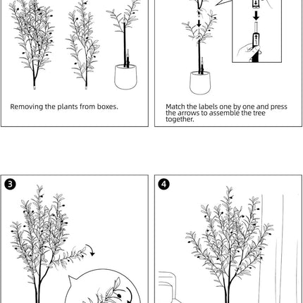Artificial Olive Tree,6ft Tall Faux Olive Trees with White Planter,Large Fake Olive Plant with Natural Wood Trunk/Realistic Leaves Fruits for Home Office Decor Indoor and Housewarming