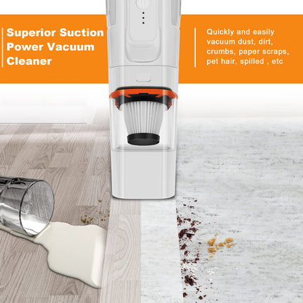 Vacuum Cleaner Handheld Vacuum 2 Speed Mini Vacuum, Pet Hair Vacuum Cleaner, Lightweight And Rechargeable Car Vacuum Hand Held Vacuuming Cordless For Car Home Office