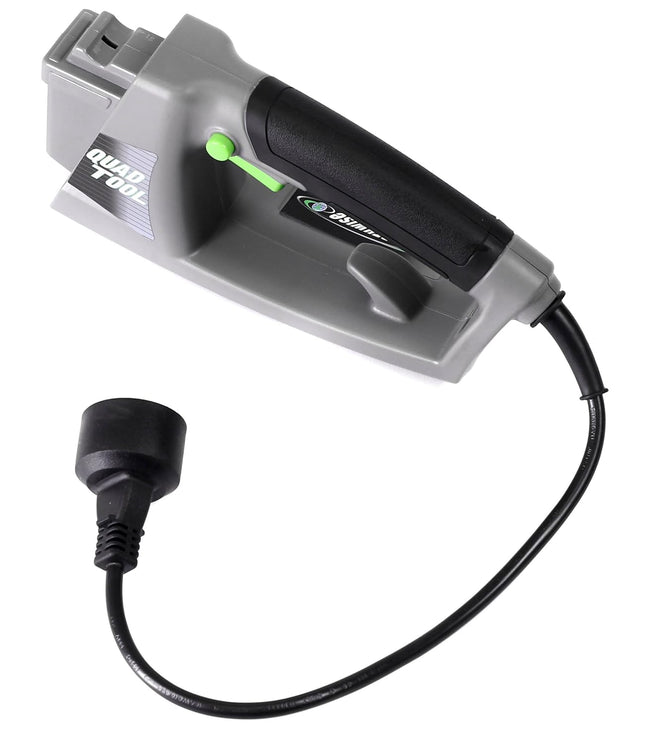 Earthwise CVP41810 7 10" Handheld Saw-4.5 Amp 17" Pole Hedge Trimmer 4-in-1 Multi Tool, Chainsaw, Grey