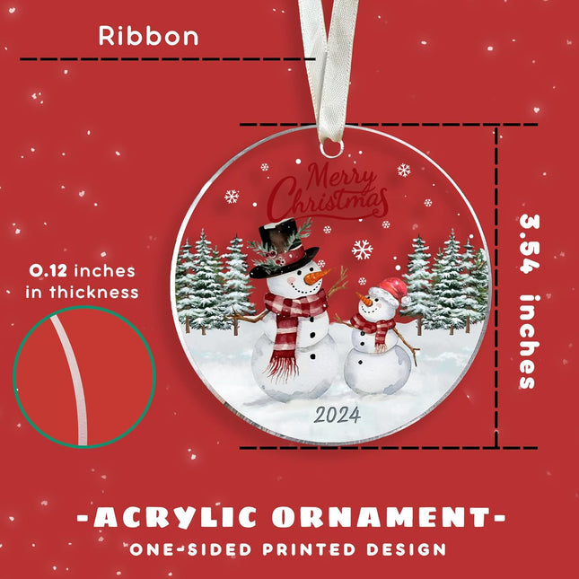 Funny Christmas Ornaments - Snowman Ornaments, Snowman Christmas Ornament, Snowman Tree Ornaments - Snowman Ornament - Christmas Ornaments, Christmas Tree Ornaments - Acrylic Ornament