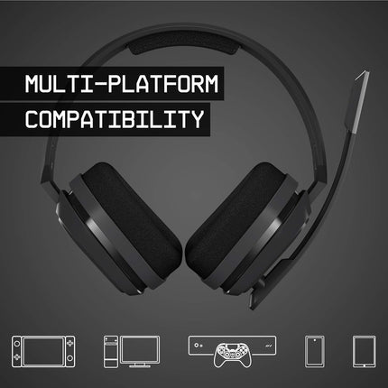 ASTRO Gaming A10 Wired Gaming Headset, Lightweight and Damage Resistant, ASTRO Audio, 3.5 mm Audio Jack, for Xbox Series X|S| One, PS5, PS4, Nintendo Switch, PC, Mac- Black/Green