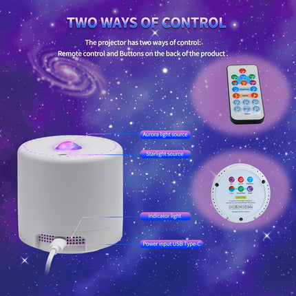Star Projector, Galaxy Projector, Remote Control & Timer Galaxy Light, LED Nebula Night Light Projector for Adults Bedroom Decoration, Party, Birthday, Christmas,Valentine's Day,Room Decor