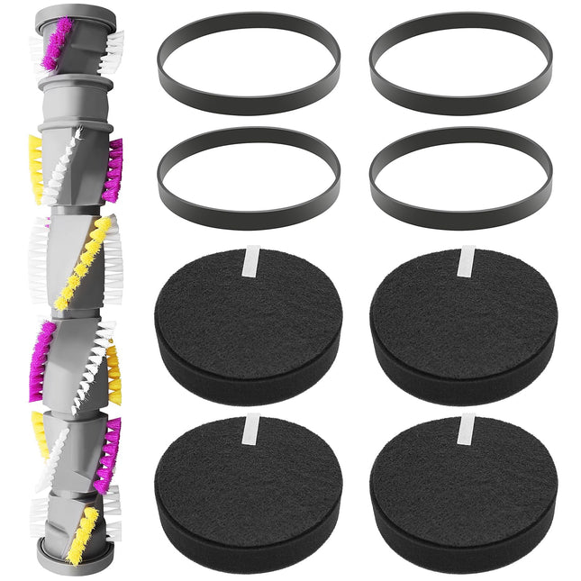 2252 Parts Compatible With Bissell Cleanview Swivel Pet Vacuum 2252 2254 2486 2488 2489 2253 2254 2258 22528 3197 3198 Vacuum Cleaner 1 Brush Roll,4 Belts,4 Filters With 1 Cleaning Tool