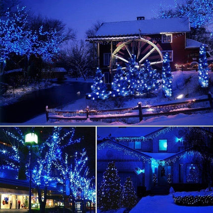 String Lights Fairy Lights 66 Feet 200 LED with Multi Flashing Modes Controller, Waterproof LED Lights Decorations for Bedroom, Wedding, Party, Garden, Patio, Indoor Outdoor Occastions (Blue)