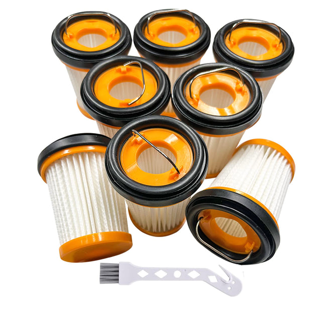 8 Pack S Fabric Vacuum Filters For Shark Ion W1 S87 Cordless Handheld Vacuums Wv200, Wv201, Wv205, Wv220. Replace Part Xhfwv200