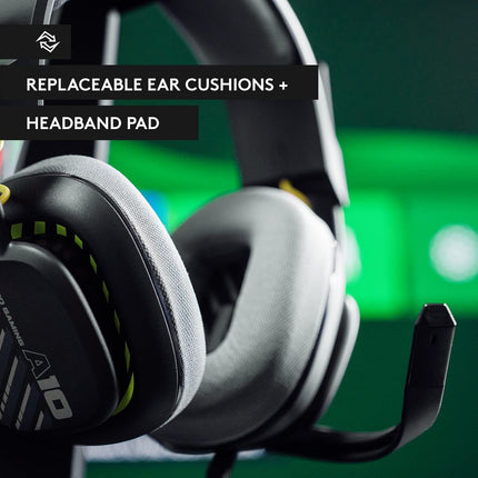 Astro A10 Gaming Headset Gen 2 Wired Headset - Over-Ear Gaming Headphones with flip-to-Mute Microphone, 32 mm Drivers, Compatible with Xbox, PC - Black