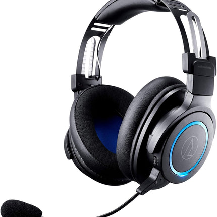 Audio-Technica ATH-G1WL Premium Wireless Gaming Headset for Laptops, PCs, & Macs, 2.4GHz, 7.1 Surround Sound Mode, USB Type-A, Black, Adjustable