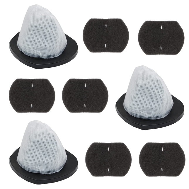 3 Pack 2030 Vacuum Filter & 6 Pack 2030 Foam Filter Compatible With Bissell Vacuum Cleaner Models 2030, 20303, 20306, 20307, 20309, 2030H, 2030V, 2030X, 2030Z