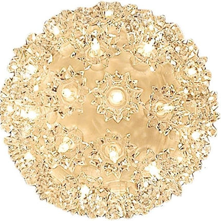Novelty Lights Outdoor Christmas Starlight Sphere, Hanging Light Ball, Christmas Light Ball for Decoration (50 Light, 6", Twinkle Clear)