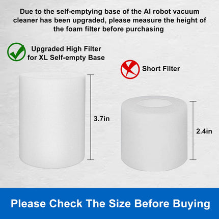Rv2502Ae Parts For Shark Ai Rv2502Ae Av2501S Av2501Ae Rv2520Aous Av2510Aous Av2511Ae Rv2610Wa Av2610Wd Accessories Kit With Main Brush, Filters, Foam Filters, Primary Filter, Side Brushes