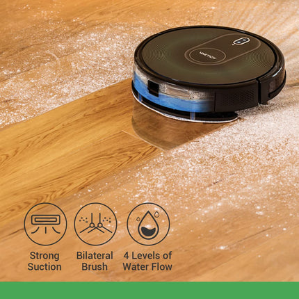 Vactidy T8 Robot Vacuum And Mop Combo, Wifiappalexasiri Control, Robotic Vacuum Cleaner With Gyro Navigation, Selfcharging, Slim, Good For Hard Floor, Pet Hair, Carpet