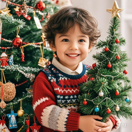 2Pcs Small Christmas Trees, Christmas Decorations Mini Christmas Trees with Cloth Bag Base, Artificial Small Christmas Tree with 68 PVC Branch Tips for Christmas Decor Christmas Party Home Table 2FT