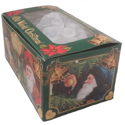 Old World Christmas Santa's Milk and Cookies Glass Blown Ornament for Christmas Tree