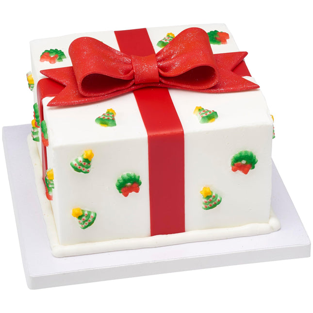 Lucks Dec-Ons Molded Sugar/Cup-Cake Topper, Christmas Charms Assortment, 5/8 Inch - 3/4 Inch, 508 Count