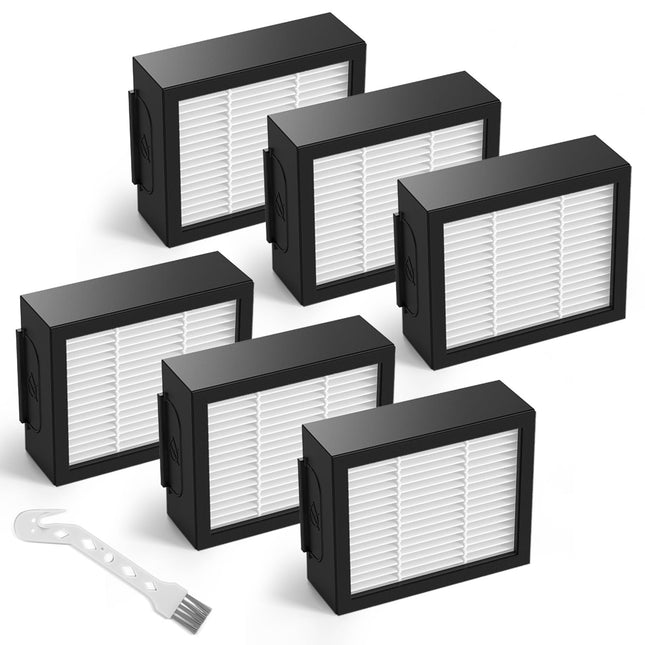 6 Pack Combo J9+ J7+ Hepa Filters Compatible With Irobot Roomba Combo J9+ J7+ Selfemptying Robot Vacuum Cleaner Parts Not Fits For Roomba J7 J7+ J9 J9+ Serials