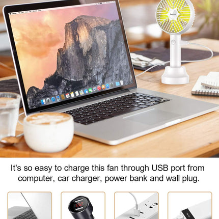 Handheld Fan Mini Fan,Small Personal Portable Fan, Usb Desk Fan,Rechargeable Eyelash Fan For Makeup,813Hours Operated Small Makeu