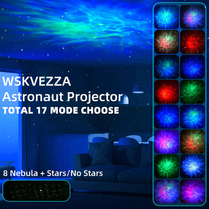 Astronaut Galaxy Projector with Nebula, Star Projector Ceiling LED Lamp with 8 Modes Astronaut Starry Night Light with Remote for Kids Adults for Bedroom Christmas, Birthdays, Valentine's Day