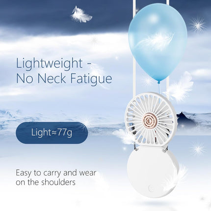 3 In 1 MultiFunction Fan, Portable Handheld Fan, Neck Fan, Mini Desk Fan, 1200Mah UltraLong Battery Life, UltraQuiet, 3Speed Wind