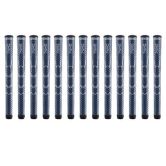 Winn Dri-Tac Midsize (+1/16 Inch) Navy Blue 13 Piece Golf Grip Bundle (