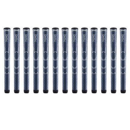 Winn Dri-Tac Midsize (+1/16 Inch) Navy Blue 13 Piece Golf Grip Bundle (
