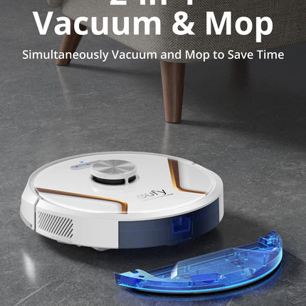 Eufy Robovac X8 Hybrid, Robot Vacuum And Mop Cleaner With Ipath Laser Navigation, Twinturbine Technology Generates 2000Pax2 Suction, Ai. Map 2.0 Technology, Wifi, Perfect For Pet Ownerreed