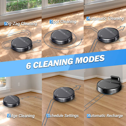 Robot Vacuum And Mop Combo, Appvoice Control, Robot Vacuum Cleaner 2 In 1, Daily Schedule, Max Strong Suction, Selfcharging, Robotic Vacuum Cleaner Ideal For Carpet, Hard Floor, Pet Hair