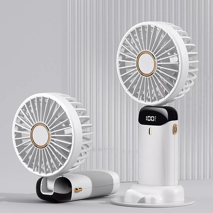 Mini Handheld Fan Battery Operated Small Personal Portable Fan Speed Adjustable Usb Rechargeable Fan Cute Design Powerful