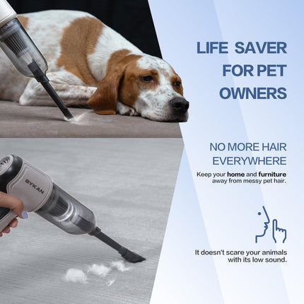Handheld Vacuum Cleaner 38000 Rpm 120W Car Vacuum Cleaner, Mini Portable Vacuum Cleaner, Rechargeable, Tiny Vacuum For Home, Car, Office, Desk, Pet