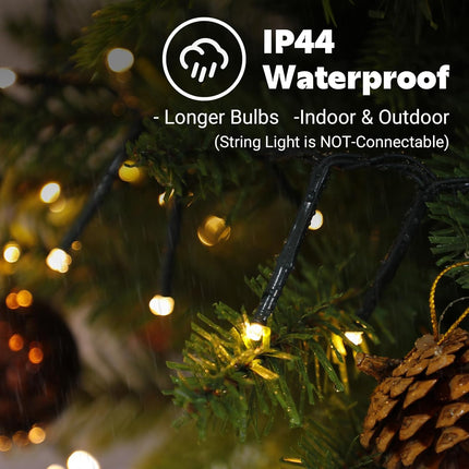 100ft 1000 LED Cluster Lights Christmas Tree Outdoor String Lights with Remote Plug in, 8 Modes Timer, Firecrackers Waterproof Twinkle Fairy Lights for Xmas Garland Window Indoor, Warm White