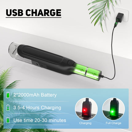 Handheld Vacuum, Car Vacuum Cleaner Cordless, Mini Portable Rechargeable Wireless Vacuum Cleaner For Pet Hair, Home, And Car Cleaning, Up To 30 Mins Runtime
