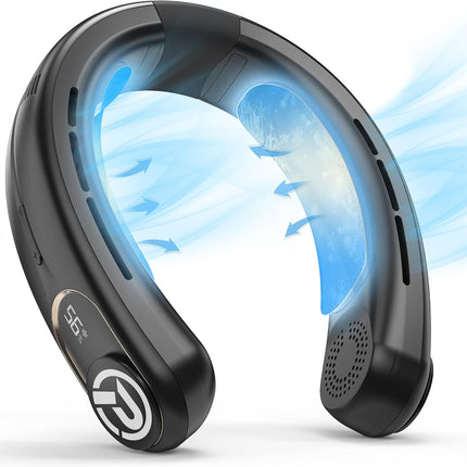 Panergy Neck Air Conditioner 5000Mah Rechargeable Bladeless Neck Fan With 2 Cooling Plates, Portable And Wearable Personal Fan