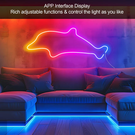 LED String Light 9.84ft RGB Color Changing for Bedroom, IP65 Waterproof Music Sync LED Light Strips with Remote APP Control for Party, Christmas, Halloween, Birthday