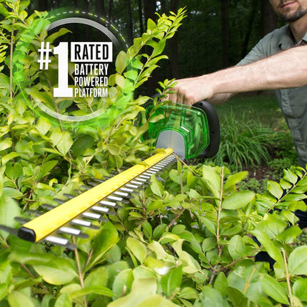 EGO Power+ CS1600 16-Inch 56V Lithium-ion Cordless Chainsaw - Battery and Charger Not Included & EGO Power+ HT2400 24-Inch 56-Volt Lithium-ion Cordless Hedge Trimmer - Battery and Charger Not Included