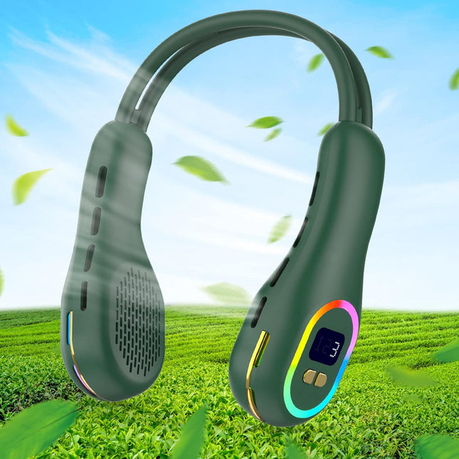 Neck Fan Portable, Rechargeable Wearable Fan, Personal Fans For Your Neck, Adjustable Air Direction Width, Flexible Cooling Fan