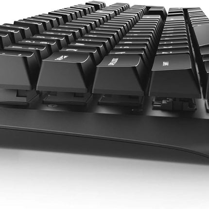 Alienware - AW310K Mechanical Gaming Keyboard AW310K: Cherry MX Red Switches - Nkro - Per-Key White LED - USB Passthrough & Media Control - 5 Onboard Profiles Black