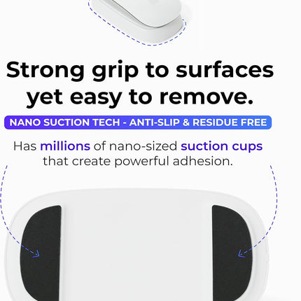 Charging Station Compatible with Apple Magic Mouse 2 - White - Perfect Accessories | Usable As Charging Dock, Stand & Charger | Includes 5ft (1.5m) USB-A Cable