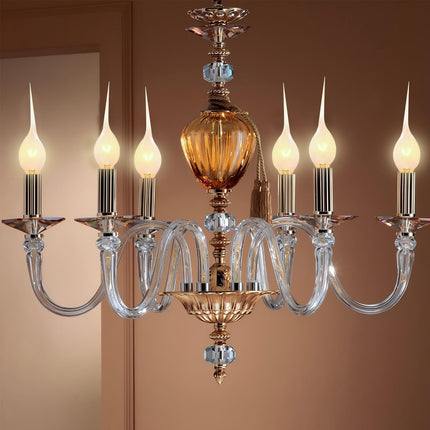 12 Pack Silicone Dipped E12 Candle Light Bulbs, 5W Candle Light Bulbs, Dimmable Chandelier Light Bulbs for Ceiling Fan, Pendants or Outdoor String Lights, E12 Candelabra Base Bulbs, Warm White 2700K