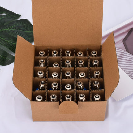25 Pack C7 Ceramic Christmas Replacement Bulbs, Multi-Color Bulbs for E12 Candelabra Base Outdoor/Indoor Light String, 5 Watt