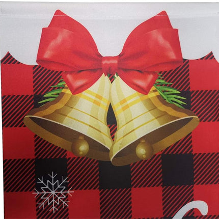 Merry Christmas Door Banners Porch Sign Hanging Banner Flag for Home Wall Indoor Outdoor Christmas Party Decorations (Style 1, 71 x 12 Inch)