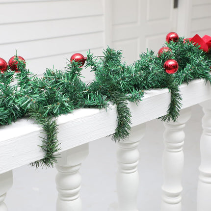 Zhengmy 30 Pcs 20'' Total 50 Ft Christmas Garland Ties Flexible Greenery Stems Artificial Pine Needles Twist Wired Tree Branches for Christmas Stairs Railing DIY Craft Wrapping(Pine)