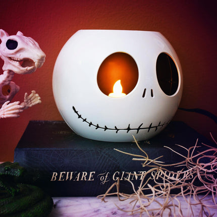 Disney The Nightmare Before Christmas Jack Skellington LED Flickering Flameless Candle With Automatic Timer Officially Licensed Collectible