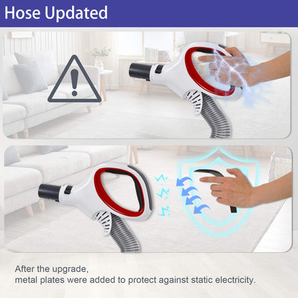 d Shark Rotator Hose Handle Compatible For Shark Rotator Pro Liftaway Nv500, Nv501, Nv502, Nv503, Nv504, Nv505, Nv510, Nv520, Nv552, Uv560 More Models, Replaces 1245Fc500 Red