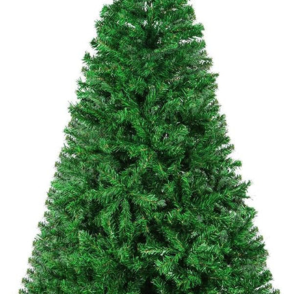 Christmas Tree, 7 FT Artificial Christmas Tree, Xmas Pine Tree with Solid Foldable Metal Stand Perfect for Indoor and Outdoor Holiaday Decoration, Green
