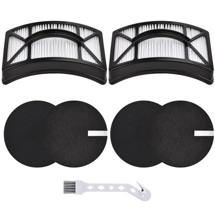 Filter For Bissell Cleanview 2486, 2487, 2488, 2489, 24899, 2490, 2491, 2492, Powerclean 2494 Vacuum, Compare To Part 1608225, 1604130, 1601972, 2 Hepa +2 Foam & Felt Filters