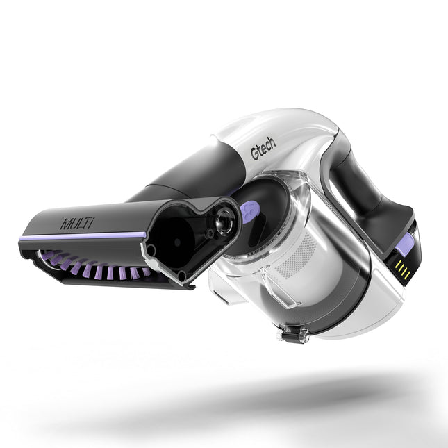 Gtech Atf061 Multi Platinum Cordless Handheld Vacuum Lightweight And Scented 30 Mins Runtime, Whitepurple