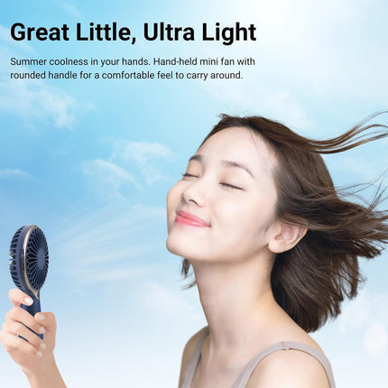 Mini Fan Portable, Personal Handheld Fan Hand Fan, 6 Hours Useage, 3 Speed Mini Desk Fan For Office Travel Camping For Kids
