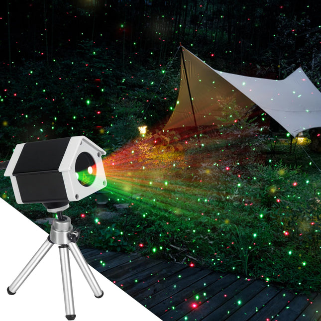 Outdoor Christmas Laser Lights Star Projector, Garden Laser Light with Moving Firefly for Outdoor, Indoor, Christmas, Holiday